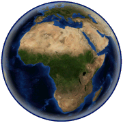 Blue Marble Next Generation: View of Africa