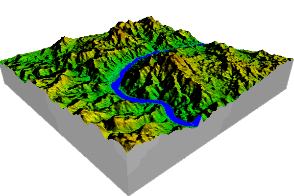 Terrain model. Digital elevation model. лидар цилиндрической развёртки. многолучевой лидар. digital elevation model 10m.